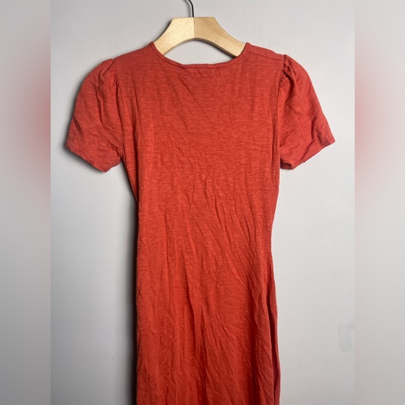 Boden Women's Red Knot Front Jersey Midi Dress Petite Size 6P - Picture 10 of 12